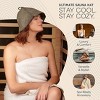 Lifepro Wool Sauna Hat - Traditional Russian Banya Hat for Men & Women - Felt Cap for Infrared & Indoor Sauna, Heat & Hair Protection - 2 of 4