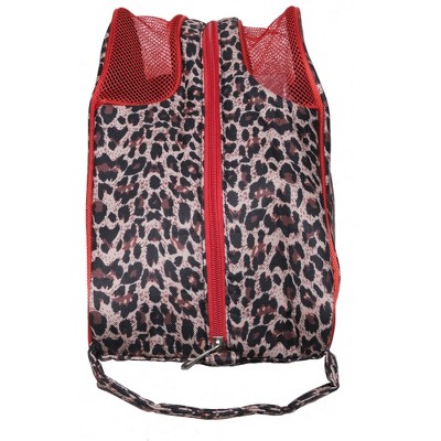 Glove It Women's Leopard Golf Shoe Bag, Brown