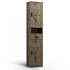 67" H Bathroom Storage Cabinet, Floor Cabinet with Drawer, Slim Freestanding Storage Organizer with Adjustable Shelves for Bathroom Living Room - 4 of 4