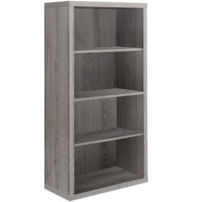 Monarch Specialties Bookshelf Bookcase Etagere 5 Tier 48InchH Office Bedroom Laminate Brown Contemporary Modern