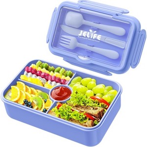 Bento Lunch Box for Kids with 4 Compartments, Leakproof Large Lunchbox, - 1 of 4