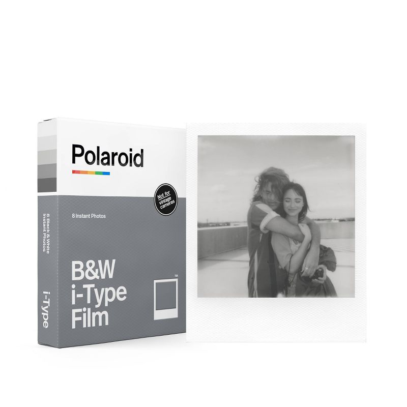 Polaroid B&#38;W Film for i-Type- White Frame, 1 of 4