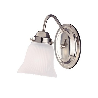 Savoy House Brighton 1 - Light Wall Light in  Satin Nickel