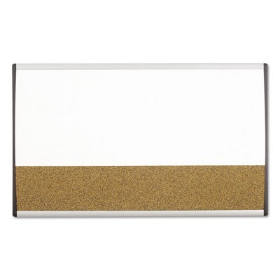 Quartet Arc Frame Cubicle Dry Erase/cork Board, 30 X 18, Tan/white ...