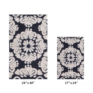 Better Trends Medallion 100% Cotton Bath Rug - 1 of 3