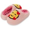 Kensie Slippers for Girls Smiley Face Slipper Shoes for Kids - Cute Slipper with Smile and Love Face Patch for Little Kid/Big Kid - 4 of 4