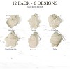 4E's Novelty Ready to Paint Ceramic Ornaments 12 pack - DIY Ceramic Figures to Paint for Kids & Adults, Design Your Own Christmas Ceramics for Display - 2 of 4