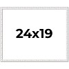 PosterPalooza | Textured White Picture Frame - UV Acrylic, Backing Board, Hanging Hardware Included - 2 of 4