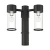 Livex Lighting Atlantic 3 - Light Post Light in  Textured Black/Antique Silver - 3 of 4