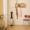 Infurnic Decorative Vases Metal Vases Tall Standing Designer Vases Vase, Ideal Decor Accent for Bedroom, Entryway, Multicolored, 10.23"*10.23"*39" - 2 of 4