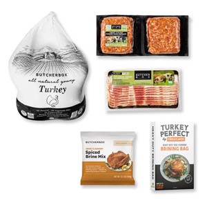 ButcherBox - Thanksgiving Feast Box Turkey, Brine Mix, Sausage, Bacon - Frozen - 17.84 lbs - 1 of 4