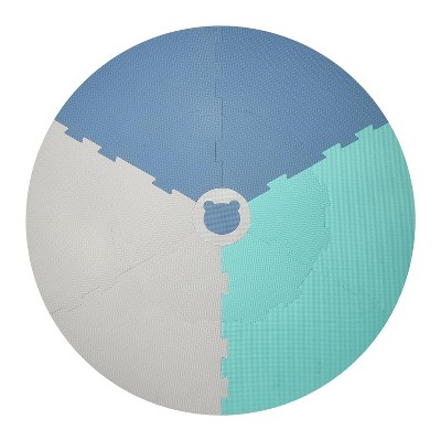 Image of Childlike Behavior Premium Foam Play Mat - Blue