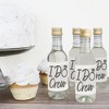 Big Dot of Happiness Champagne Elegantly Simple - Mini Wine & Champagne Bottle Label Stickers - Wedding or Bridal Shower Guest Party Favor Gift 16 Ct - 3 of 4