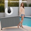 WhizMax 120 Gallon Large Deck Box, Built-In Handles Patio Storage Box for Storage With Wheels, Rattan Waterproof Outdoor Bins for Cushions - 4 of 4