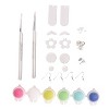 Faber-Castell Painted Acrylic Earrings: Multicolored Art & Craft Tool Set, Includes Brushes, 20 Pieces, Plastic Material - 2 of 4