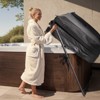 VEVOR Hot Tub Cover Lift, Spa Cover Lift, Height 31.5" - 41.3" Width 53" - 92.5" Adjustable, Installed at the Bottom on One Side, Black - 2 of 4
