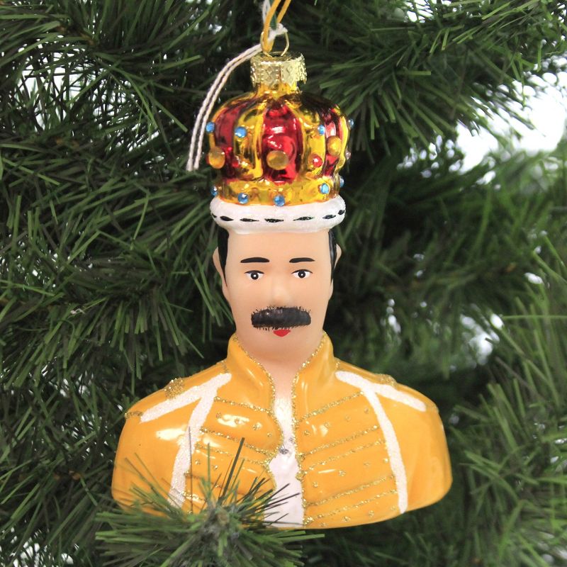 Cody Foster 4.75 In Freddie Mercury Ornament Queen Music Legend Tree Ornaments, 2 of 4
