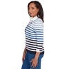 Alfred Dunner Women's Ombre Stripe Two In One Sweater - 4 of 4