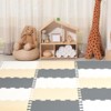 VEVOR 16 Tiles Kids Play Mat, 0.4 Inch Toddler Play Mat with EVA Foam, 12" x 12" Puzzle Play Mat with 16 sq.ft Coverage, Interlocking Toddler Mats - 2 of 4