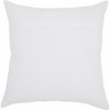 HomeRoots 18" Pink and White Cotton Throw Pillow - 4 of 4