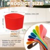 Unique Bargains Silicone Protective Heat Resistant Non Slip Coffee Cup Sleeve 6 Pcs - 2 of 4