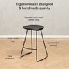 MH London Ember 26" Saddle Seat Solid Wood and Metal Counter Bar Stool - 3 of 4