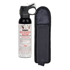Sabre 7.9oz Frontiersman Bear and Mountain Lion Spray with Belt Holster - 1 of 4
