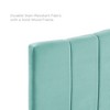 Modway Camilla Channel Tufted Performance Velvet King/California King Headboard in Mint - 4 of 4