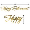 Beistle Foil Happy Retirement Streamer, 11" x 5' 6", (2/Pkg) Multicolored - 4 of 4