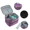 Unique Bargains Nail Polish Carrying Case Double Layer Nail Polish Organizer Case for Nail Polish and Manicure Tools Nylon 1 Pcs - 3 of 4
