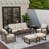 UPTIOT 7-Piece Outdoor Patio Conversation Set - 2 of 4