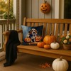 Tramull Halloween Throw Pillow, 14x14 Inch Machine Washable Indoor Outdoor Decorative Pet Theme Pillow - 2 of 4