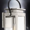 Urban Ambiance Luxury Modern Farmhouse Outdoor Wall Light,  19-3/8"H x 7-7/8"W,  Stainless Steel Finish, UHP1131 - 4 of 4