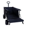 VisioGear Collapsible Folding Wagon, Extra Long Collapsible Wagon with Tailgate for Garden Sports Camping, Black&Gray, 46.85"*22.05"*41.34" - 4 of 4