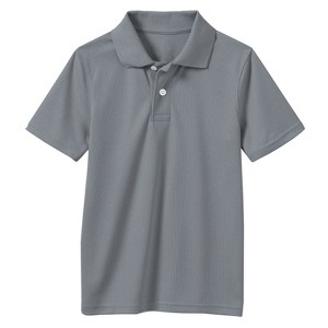 Galaxy By Harvic Boy's Moisture Wicking Short Sleeve Polo (sizes 8-20) - 1 of 4