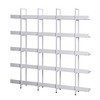ACEPANO 70.7 in. H Home Office Open Bookcase with Five Shelves & Metal Frame-White - 3 of 4