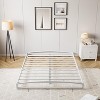 Heavy Duty Metal Platform Beds, Low Bed Frame with Sturdy Steal Slats, No Box Spring Needed, Noise-Free, Easy Assembly - Black - 2 of 4