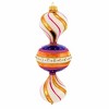 Metzler Bros. 9.0 Inch Pretty Drop Christmas Tree Ornament , Christmas Decor Beautiful Drop Ornament Stripes (1PC) - 3 of 4