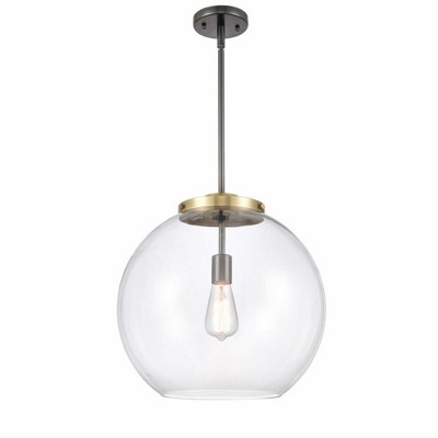 Athens - 1 Light Pendant In Industrial Style-16.38 Inches Tall and 15.75 Inches Wide