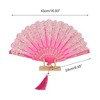 Unique Bargains Lucky Cloud Pattern Folding Fan 1 Pc - 2 of 4