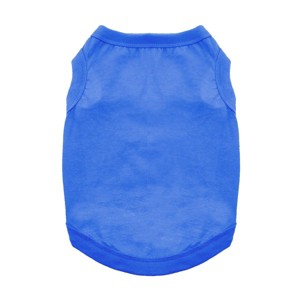 Doggie Design 100% Cotton Dog Tank - Nautical Blue - 1 of 3