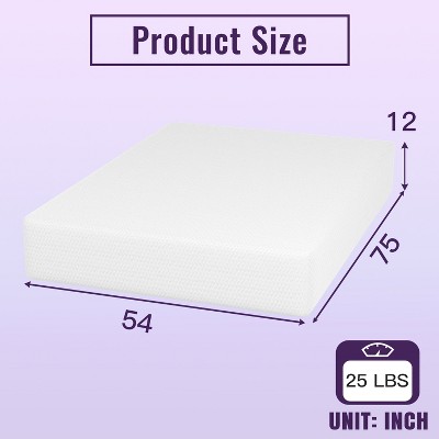 Full Size Bamboo Charcoal Gel Memory Foam Mattress