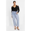 Women's Plus Size Keyla Bodysuit - black | CITY CHIC - 2 of 4