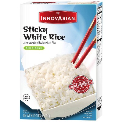 InnovAsian Frozen Sticky White Rice - 18oz