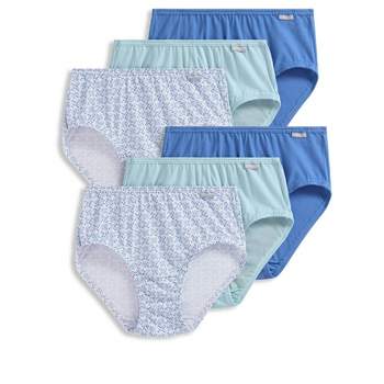 Jockey Women's Elance French Cut - 6 Pack 7 Sky Blue/quilted Prism/minty  Mist : Target