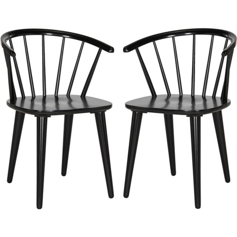 Blanchard Spindle Side Chair Set Of 2, Black Spindle Chairs Target
