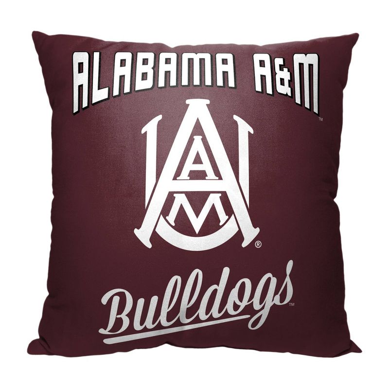 18&#34; x 18&#34; NCAA Alabama A&#38;M Bulldogs Alumni Pillow, 1 of 4