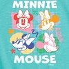 Girls' - Disney - Minnie Mouse Multicolored Grid Fitted Short Sleeve Graphic T-Shirt - 2 of 4