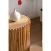NicBex 31.5 Inch Coffee Table Modern Wooden End Table with Vertical Texture Relief Design for Living Room, Bedroom - 4 of 4