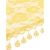 INSPIRE CHIC Lace Rose Floral Tassel Mesh Triangle Head Covering Mantilla Scarves 1Pc - 4 of 4
